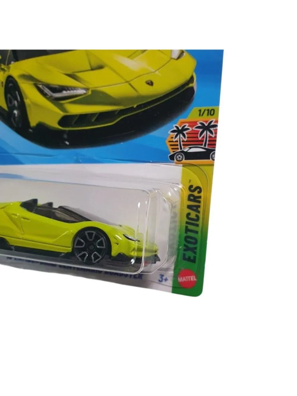 Hot Wheels Lamborghini Centenario Roadster Yellow Collectors Edition 1/10 Toy